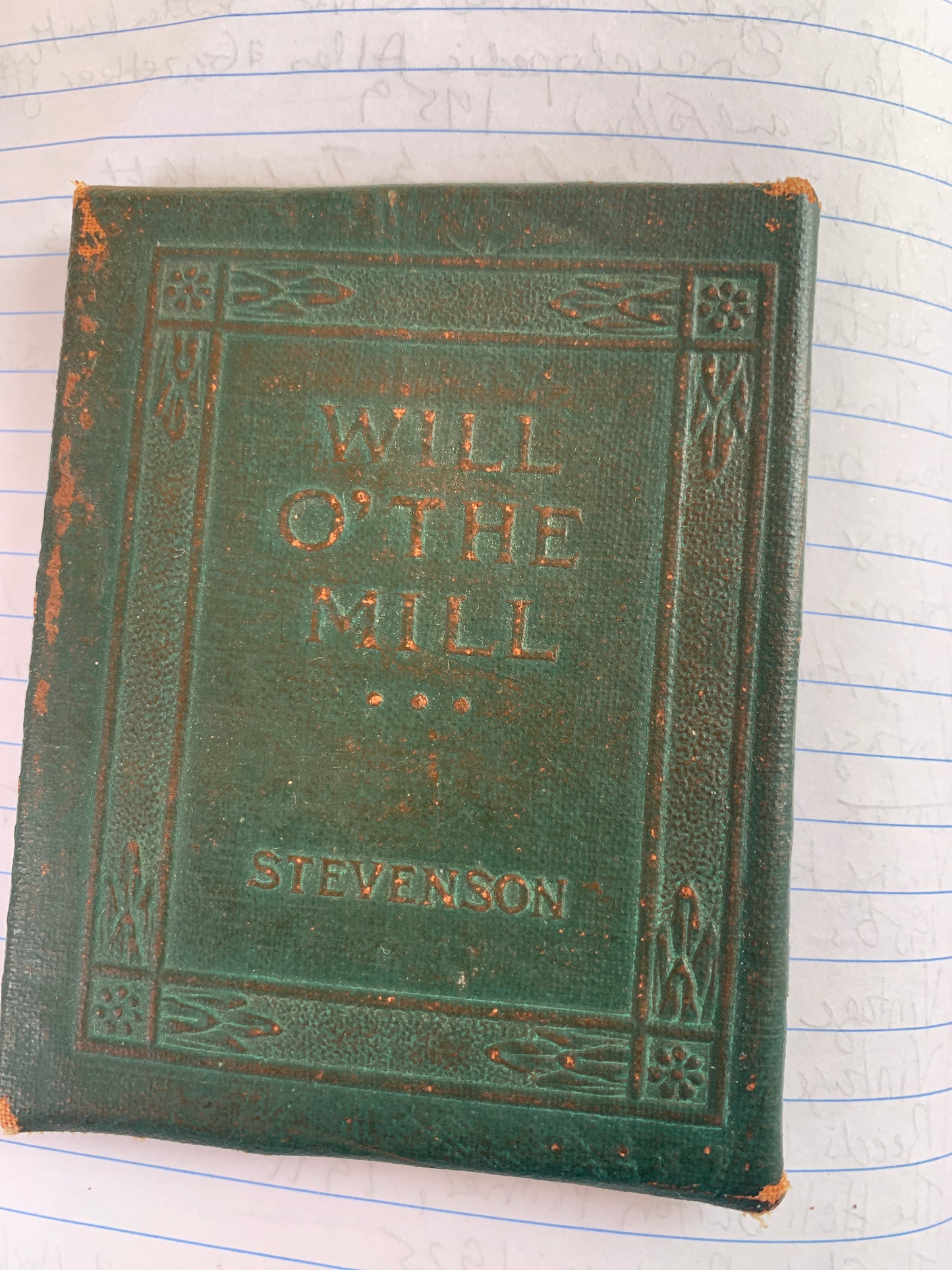 Vintage Little Leather Library Book