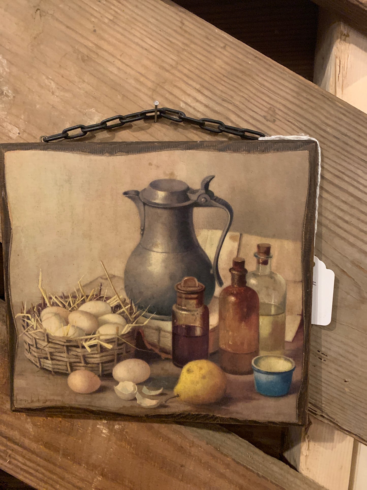 MCM still life plaque