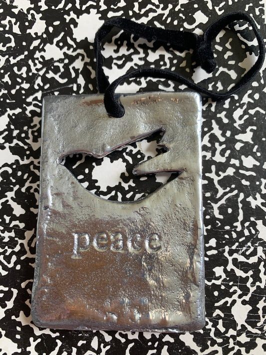 Peace Christmas Ornament