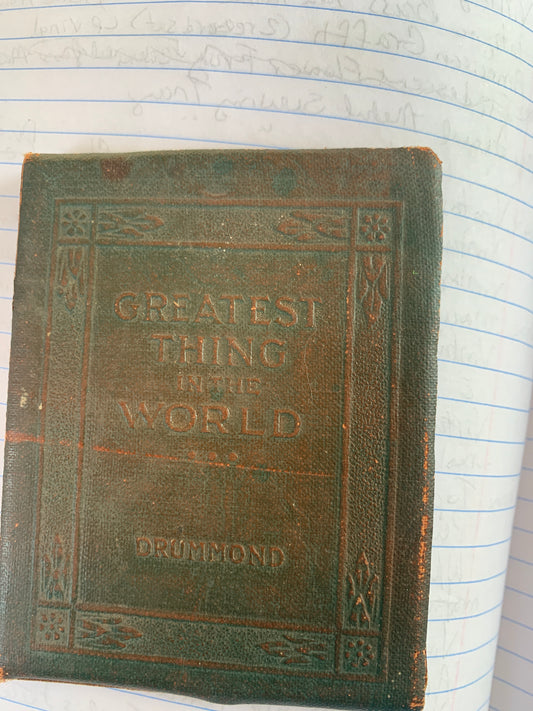 Vintage Little Leather Library Book