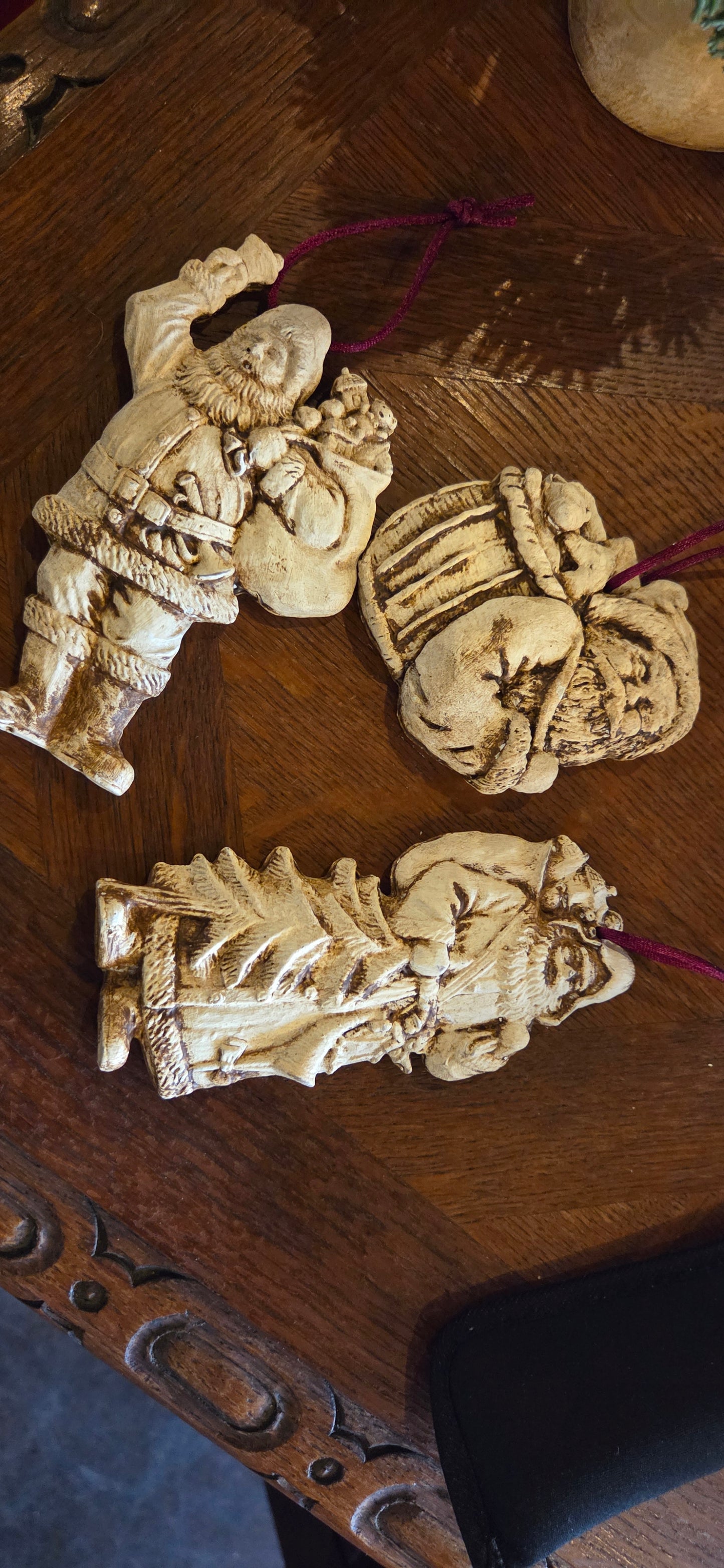Santa ornaments