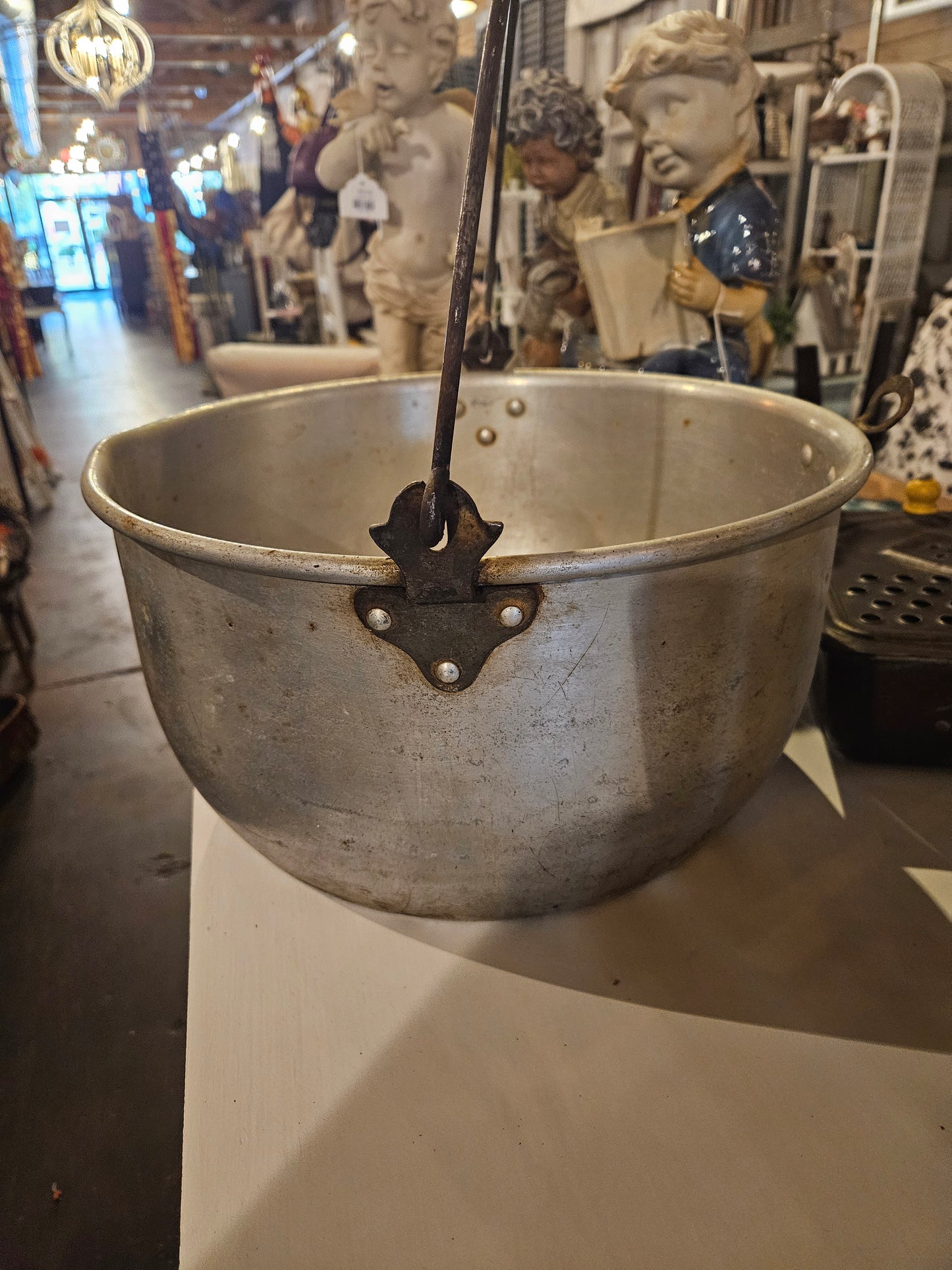 A Large Metal Cook Pot