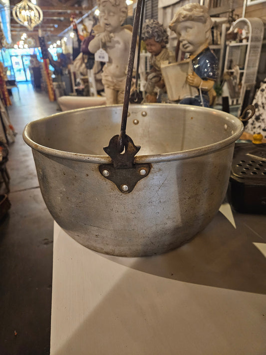 A Large Metal Cook Pot
