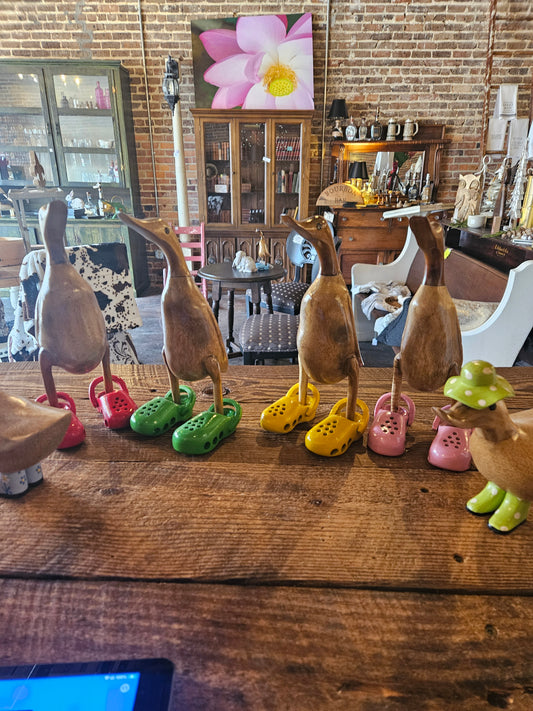 Ducks with crocs