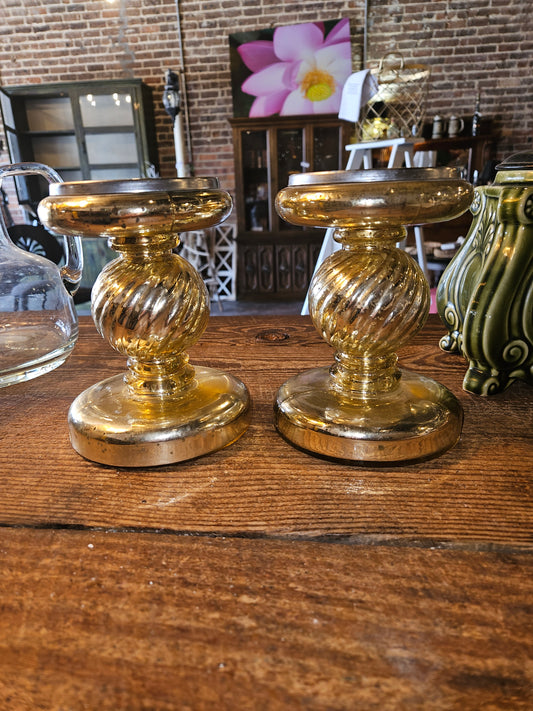 Gold candlestick