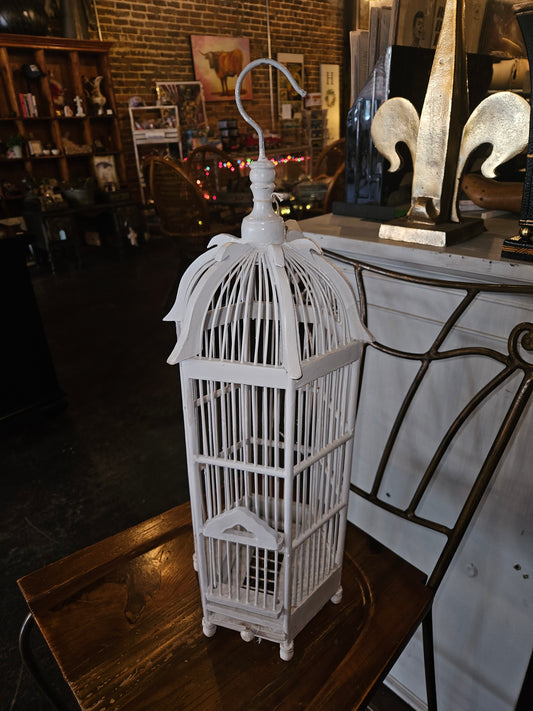 Tall birdcage