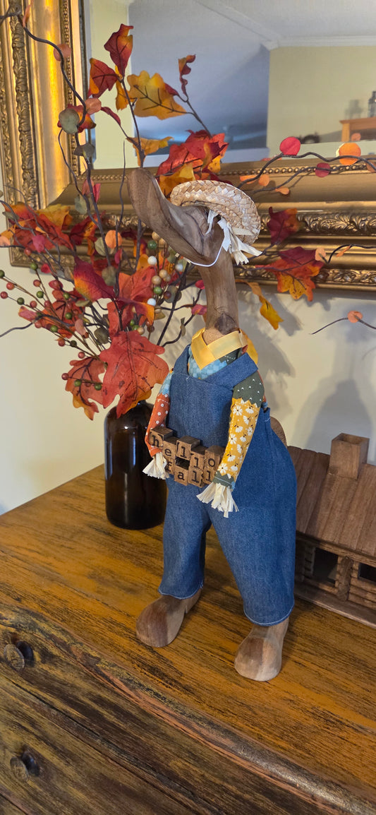 Large Duck Scarecrow