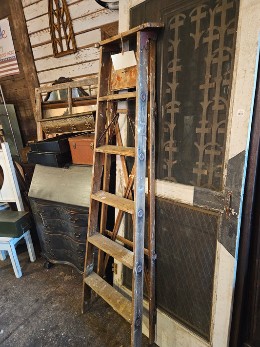 A Frame Antique Ladder