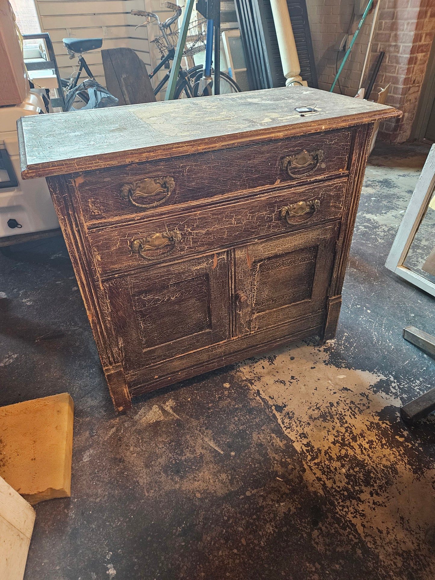 Antique chippy cabinet