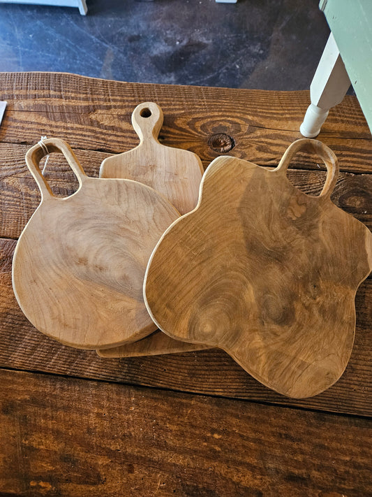 Teak cutting boatds