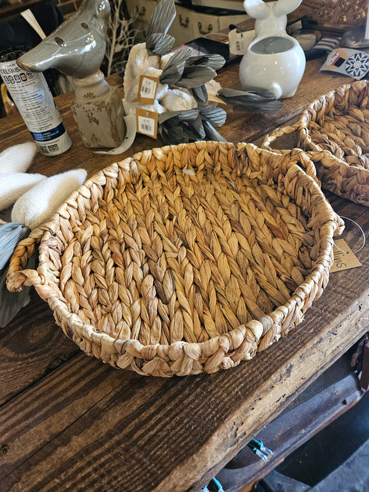 Rattan tray