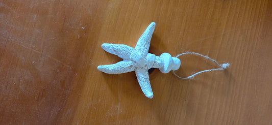 Starfish Snowman Ornaments