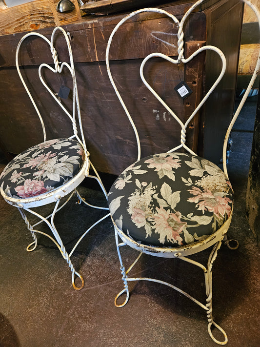 Antique ice cream chair