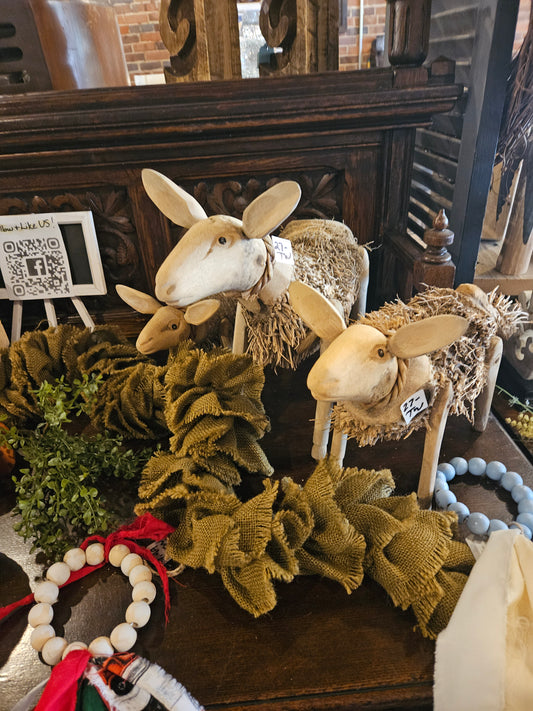 Wooden animals