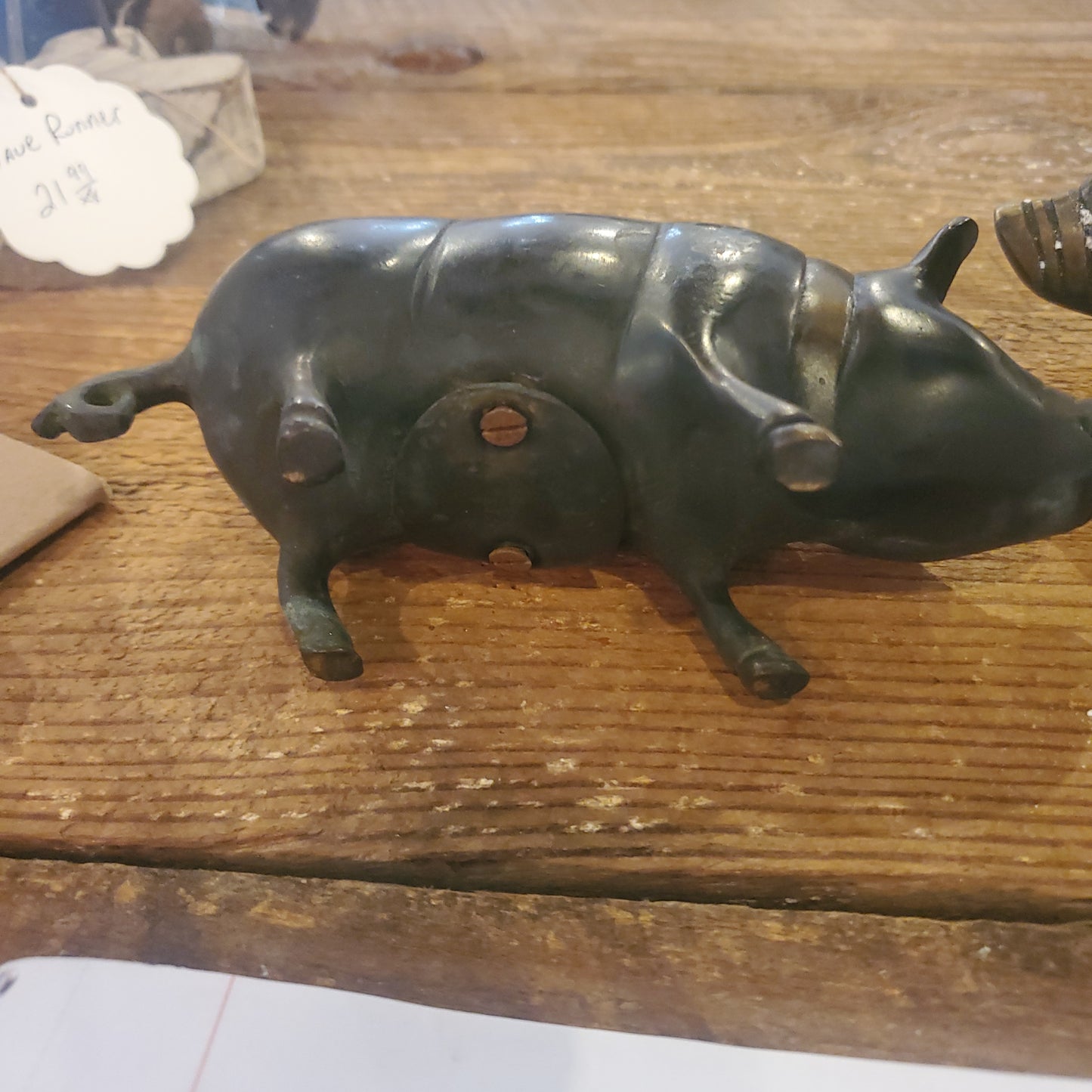 Metal piggy bank