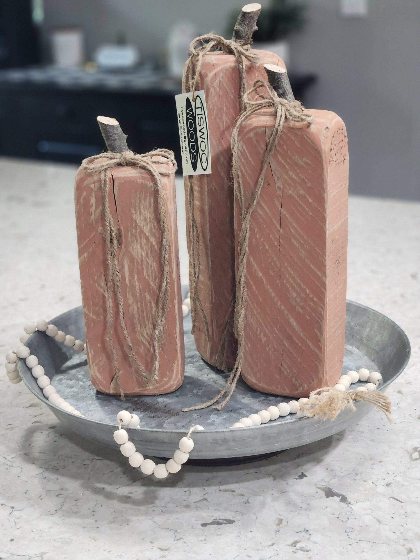 Reclaimed Wood Pumpkins (Set of 3)