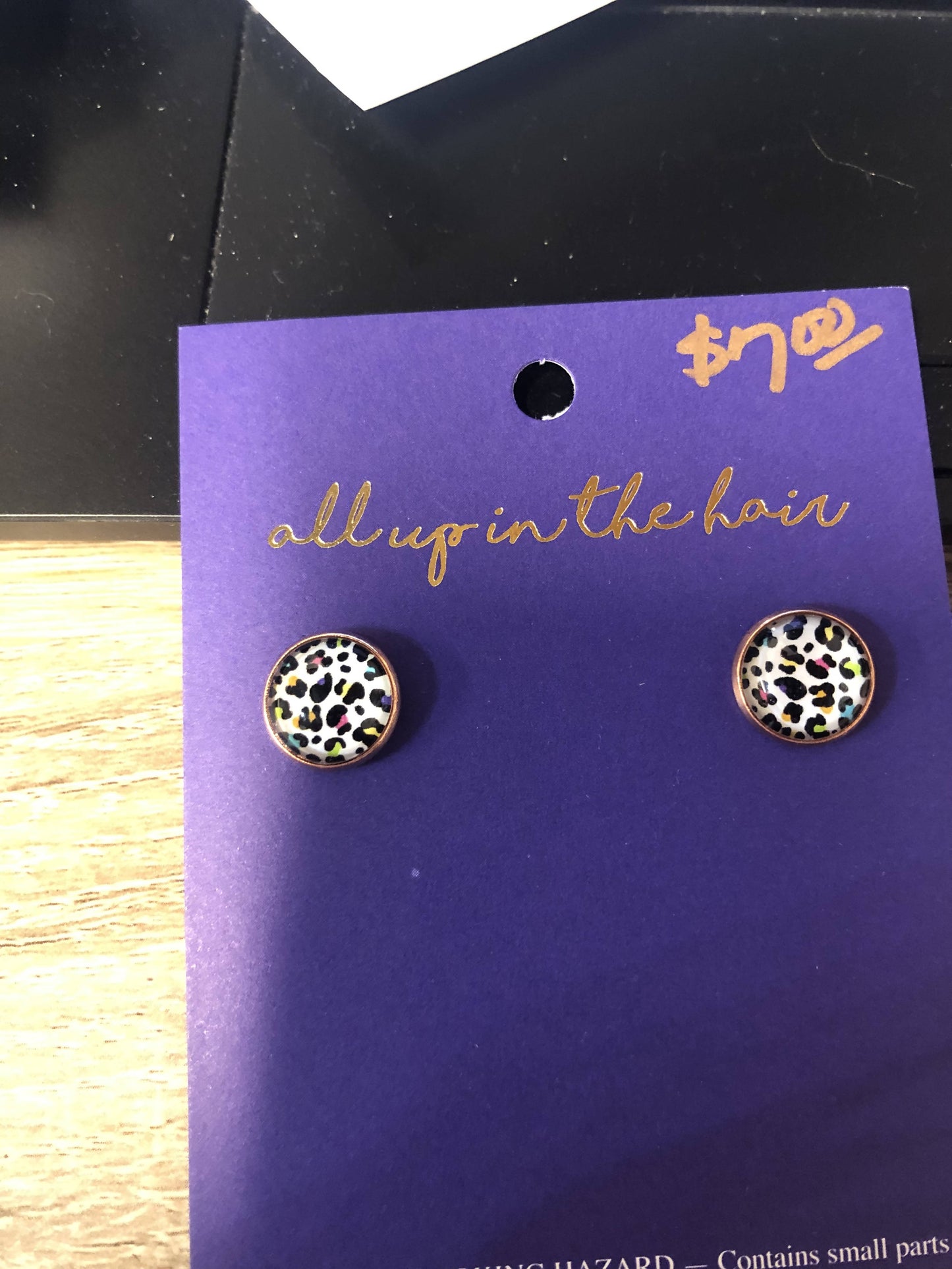 Leopard Color Earrings