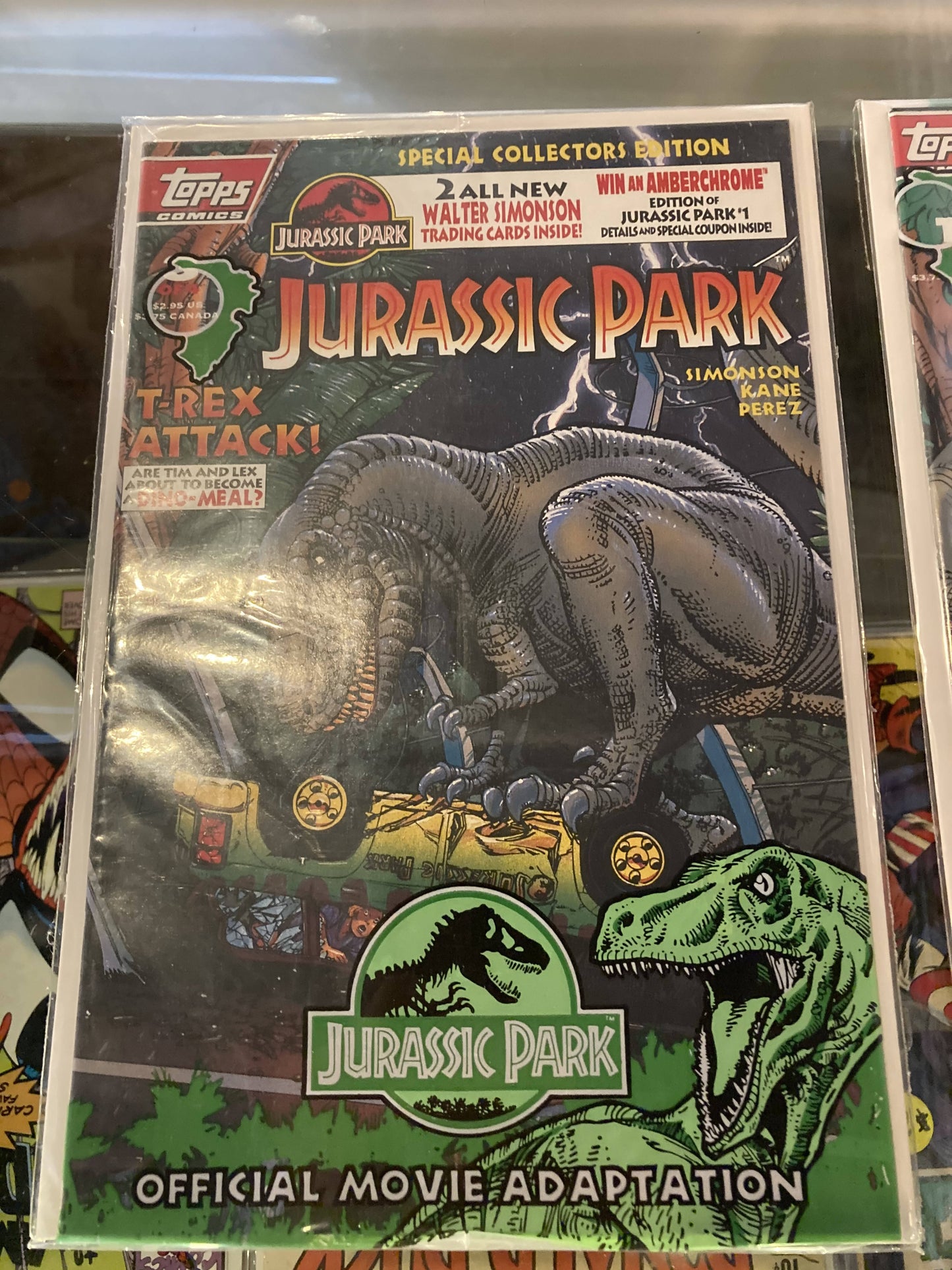 Jurassic Park Movie Adaptation Comics - all 4 still sealed in polybags!