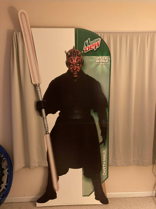 Advertising = Darth Maul Star Wars Promotional Stand-up