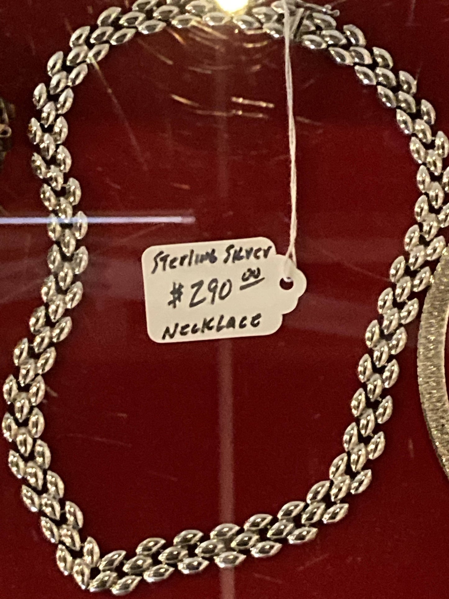 Jewelry = Sterling Silver Necklace 48.2 grams