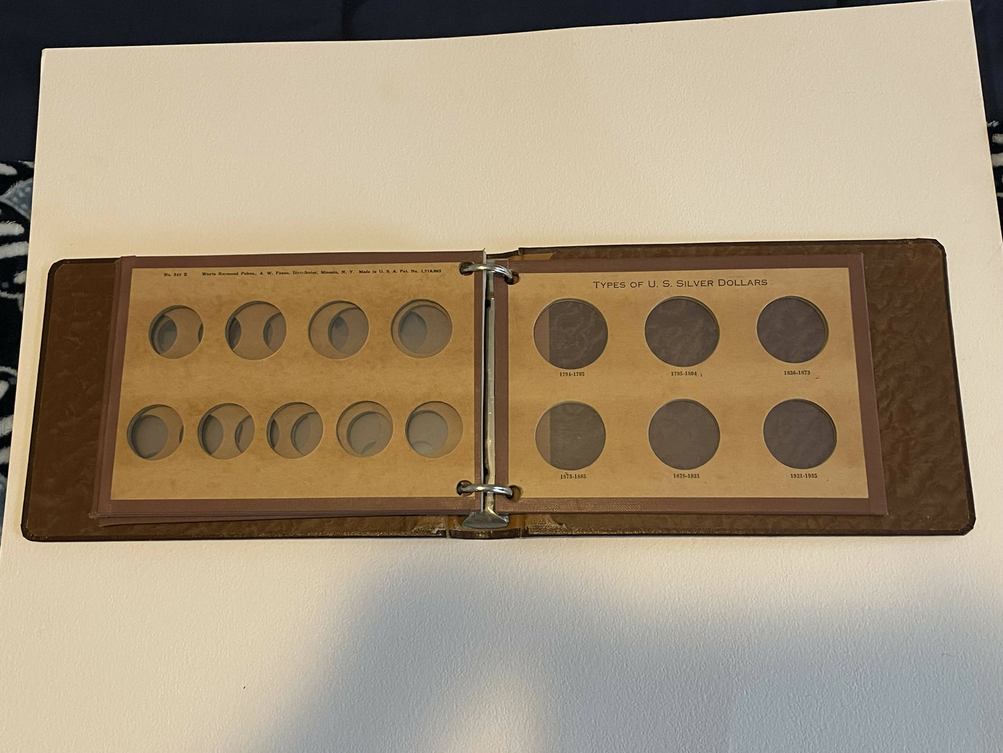 Coins = VINTAGE NATIONAL COIN ALBUM