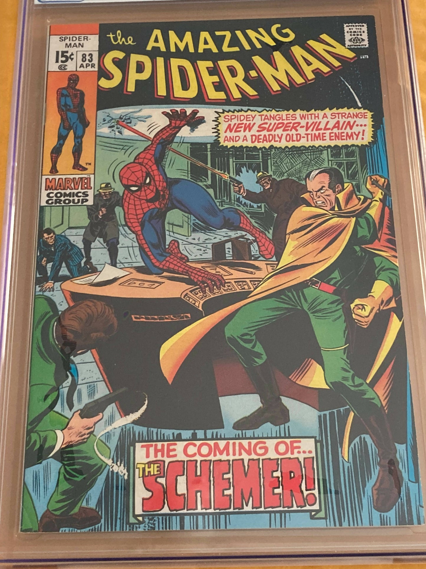 Comic = AMAZING SPIDER-MAN #83 CGC 8.5 - 1ST SCHEMER - "DAREDEVIL: BORN AGAIN" DISNEY SERIES