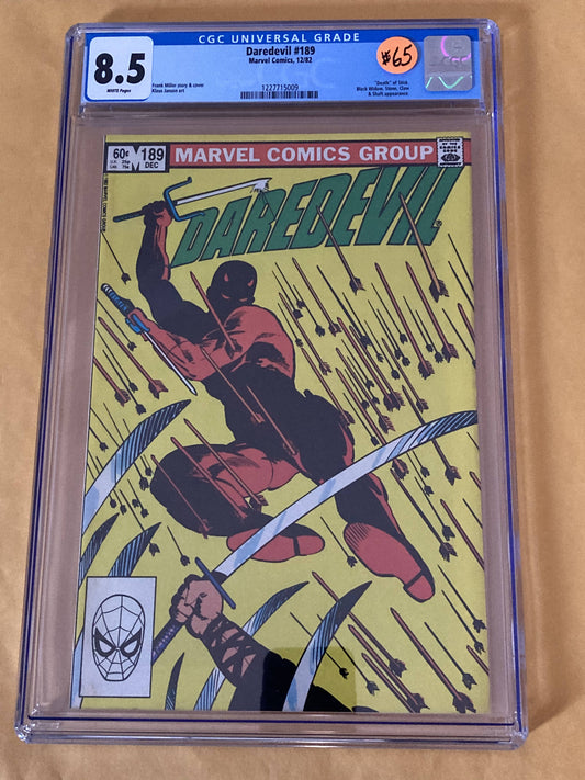 Comic Book = Daredevil #189 CGC 8.5