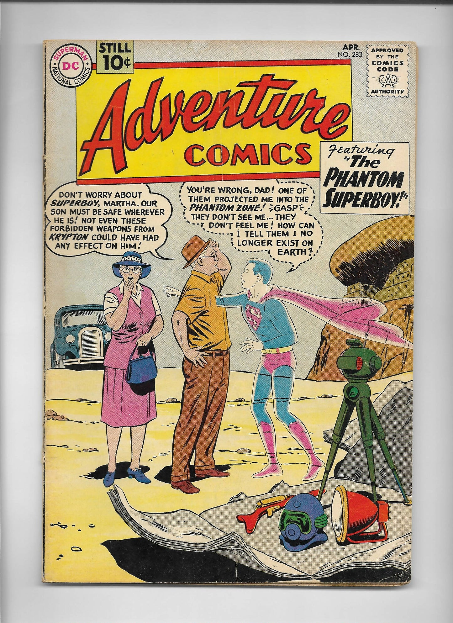 Comic Book = ADVENTURE COMICS #283 - 1ST GENERAL ZOD & PHANTOM ZONE!