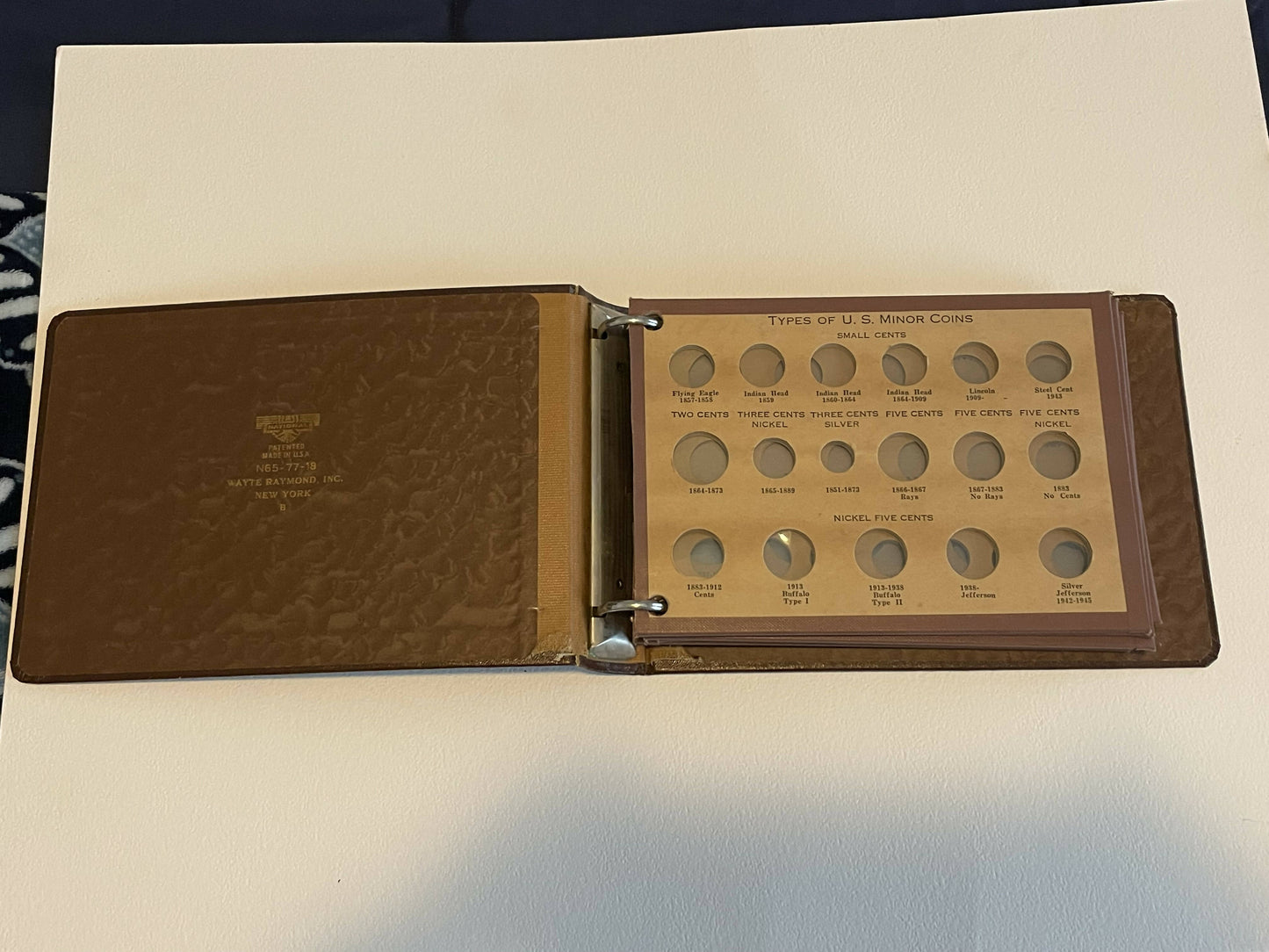 Coins = VINTAGE NATIONAL COIN ALBUM