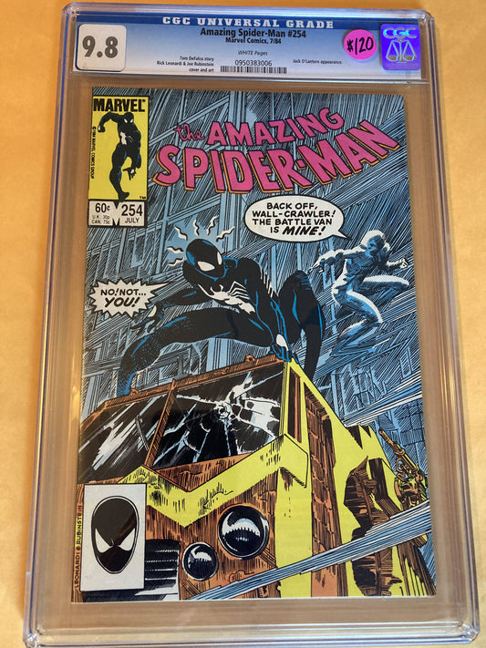 Comic Book = Amazing Spider-Man #254 CGC 9.8