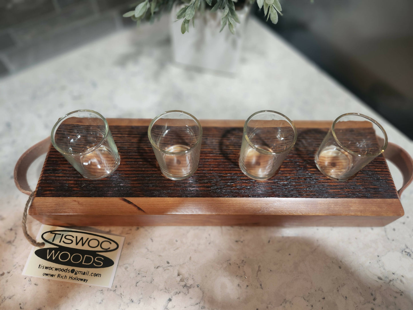 Reclaimed Wood Drink Flight