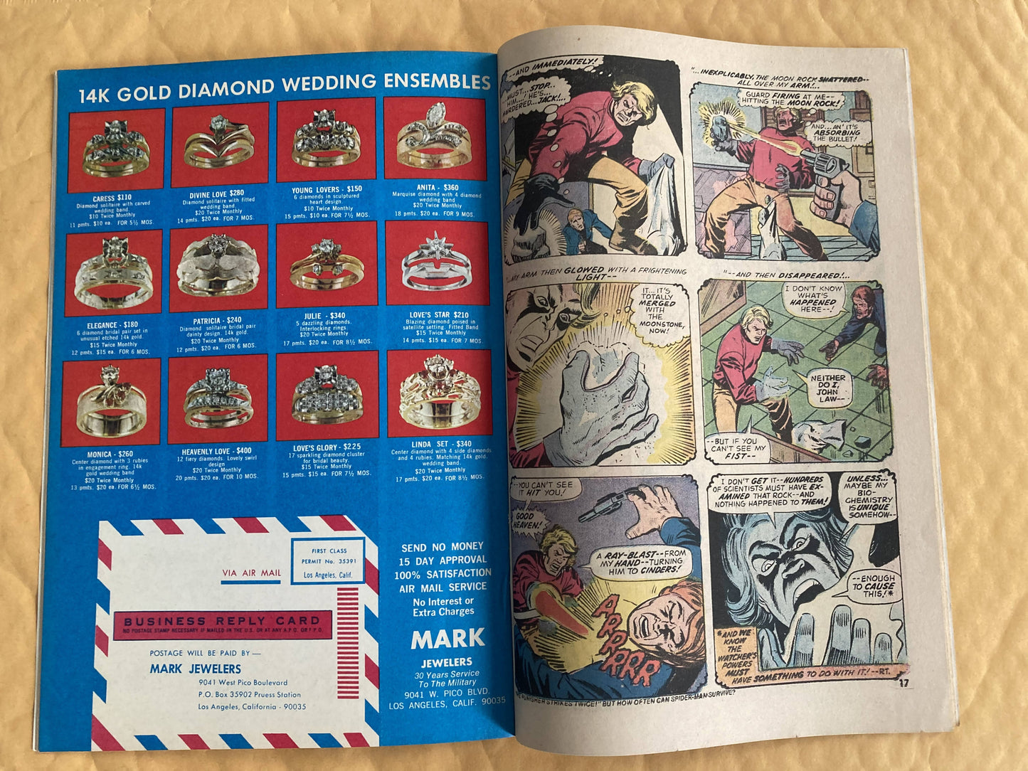 Comic Book = CAPTAIN AMERICA #170 - 1ST MOONSTONE & RARE MARK JEWELERS VARIANT
