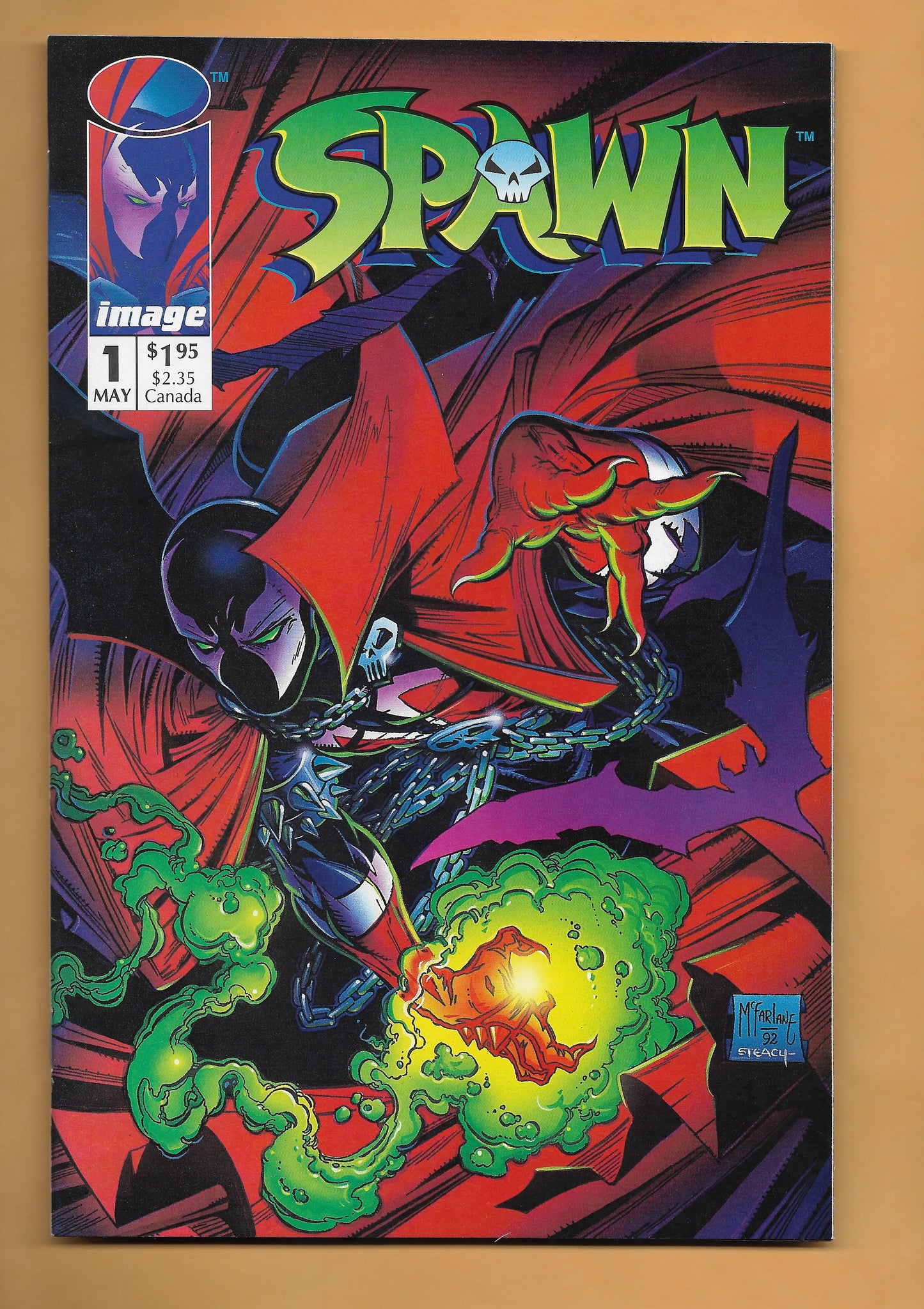 Comic Book = Spawn #1