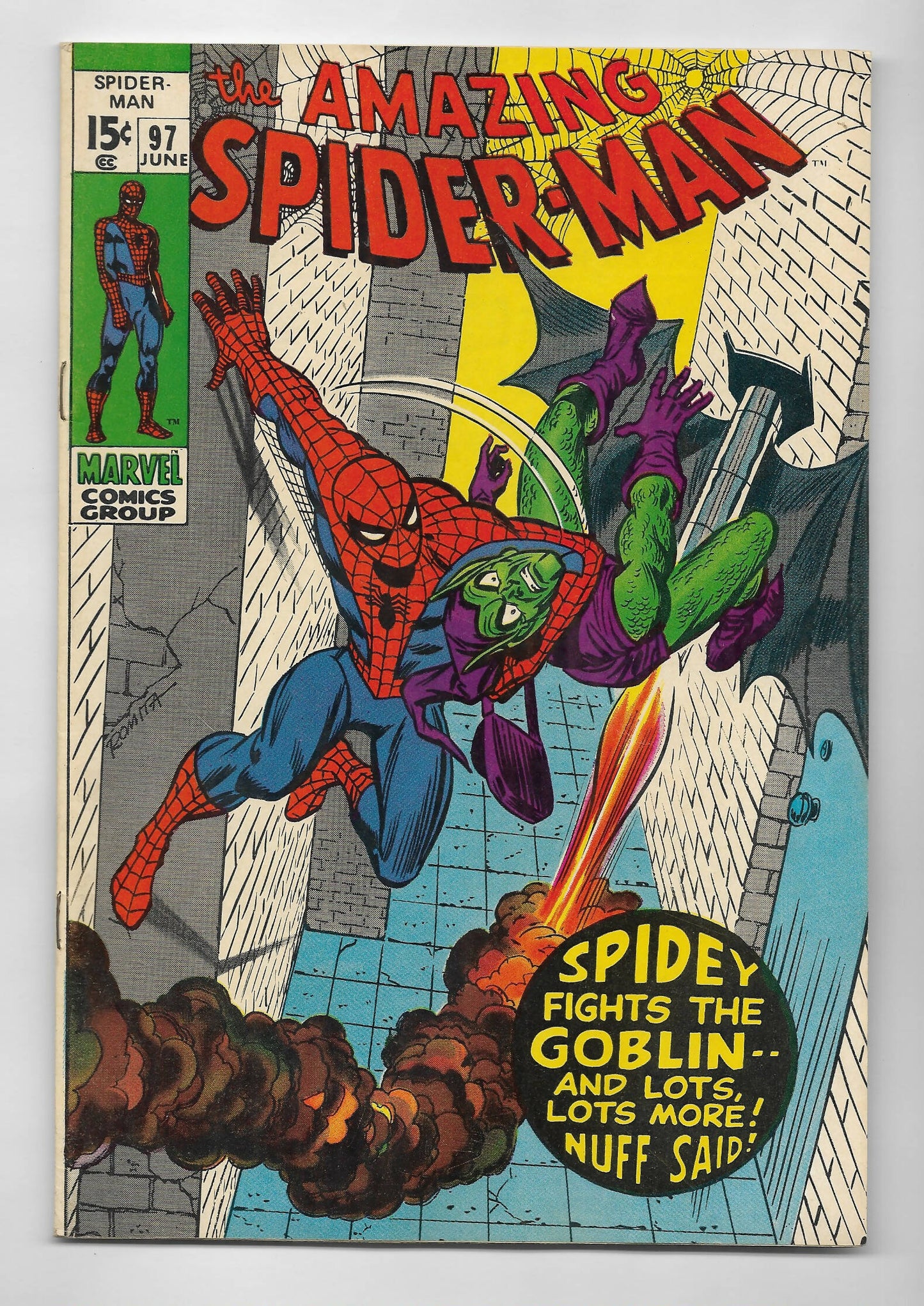 Comic Book = Amazing Spider-Man Green Goblin drug trilogy set = #96, #97, #98!