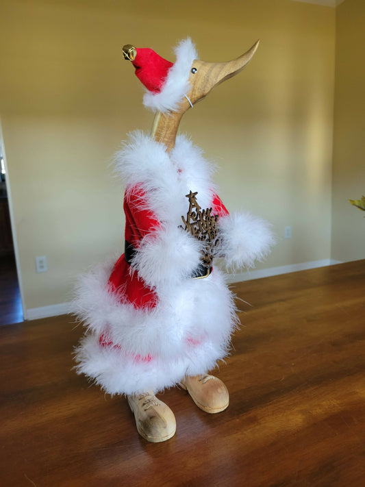Santa Duck Outfit