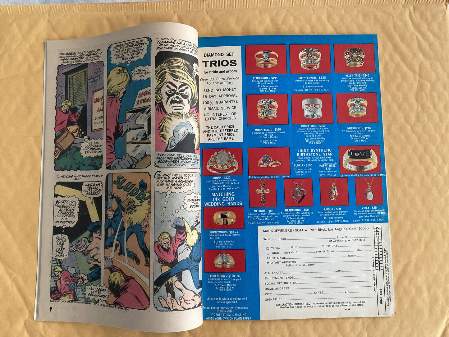 Comic Book = CAPTAIN AMERICA #170 - 1ST MOONSTONE & RARE MARK JEWELERS VARIANT