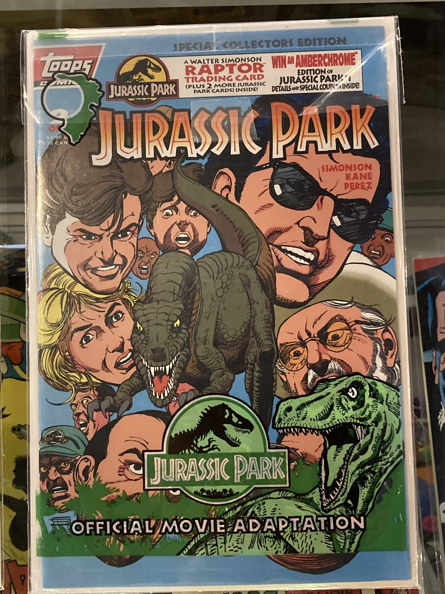 Jurassic Park Movie Adaptation Comics - all 4 still sealed in polybags!